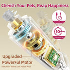 2 in 1 Dog & Cat Pets Nail Clippers and Grinder with Lights - Safety Guard to Avoid Overcutting,Professional Pet Nail Claw Trimmers, Professional Grooming Tools for Pets (Medium & Small Pet) (Pink) | Safety Guard to Avoid Overcutting, Sharp Blade, Painless Quiet Pet Nail Claw Trimmers