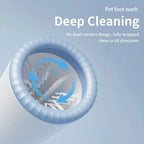 Pet Foot Washing Machine Electric Pet Paw Cleaner Automatic Dog Quick Cleaner Pet Paw Portable Low Noise Waterproof Foot Cup